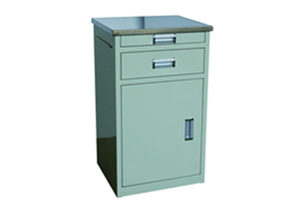 不銹鋼、噴塑混合型床頭柜D541